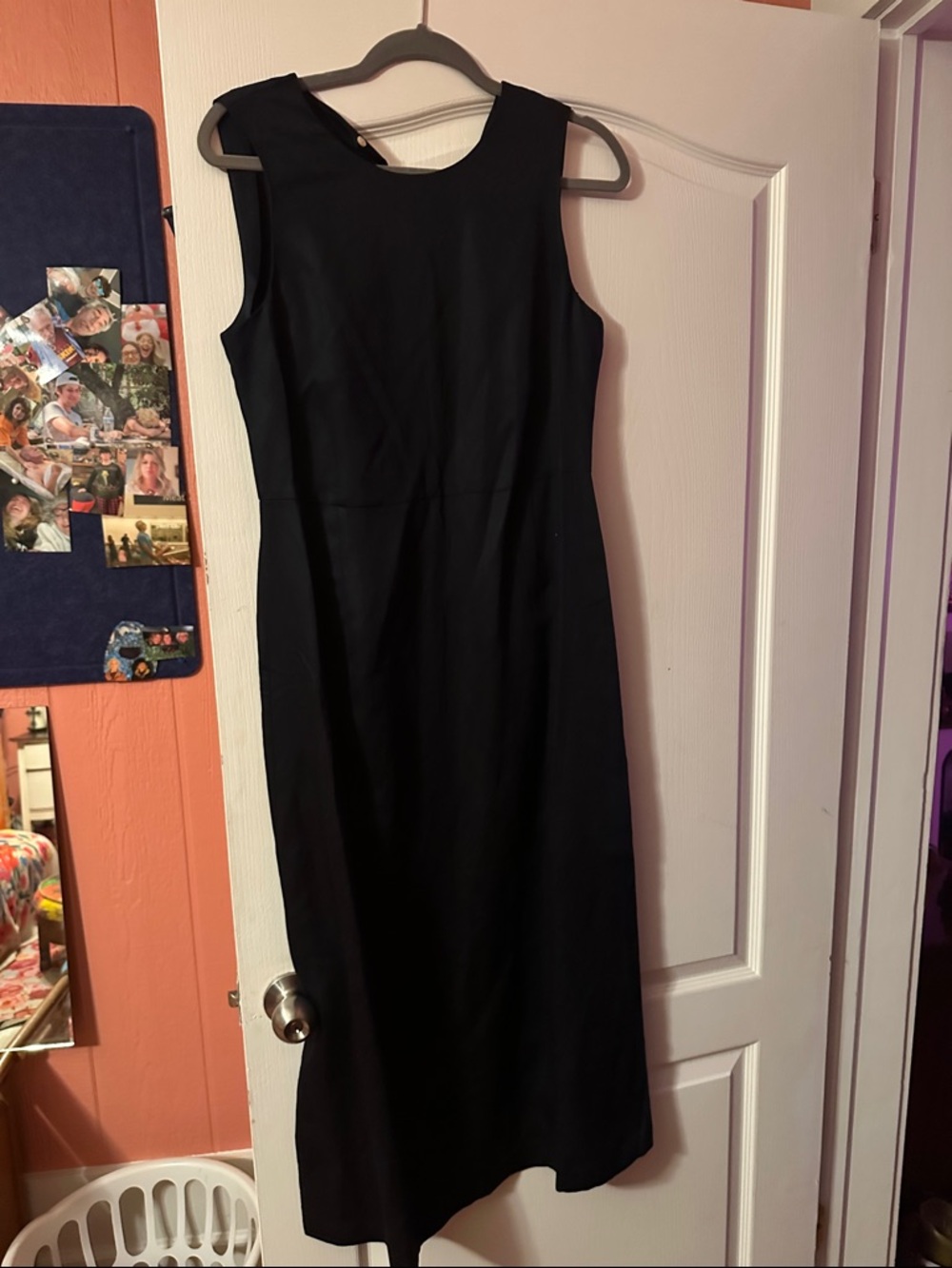 Jenni Kayne Black Sleeveless Midi Dress